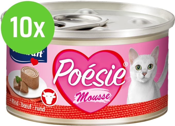 10x Vitakraft Poésie rund mousse kat, 85 gram