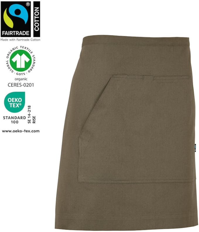 Cottover HEUPSCHORT KORT - GOTS GECERTIFICEERD 141045 - Olijfgroen - One size