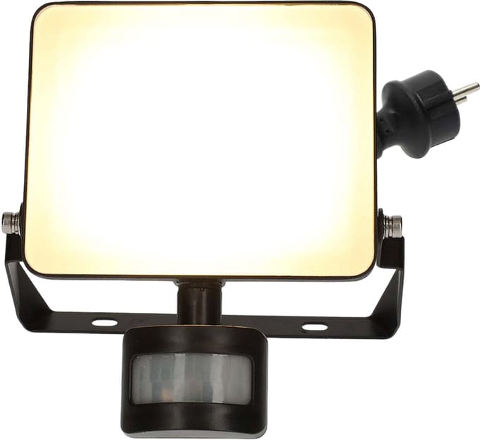 Nedis Smartlife Buitenlamp - Bewegingssensor - 1620 lm - Wi-Fi - 20 W - Warm tot Koel Wit - 3000 - 6500 K - Aluminium - Android / IOS