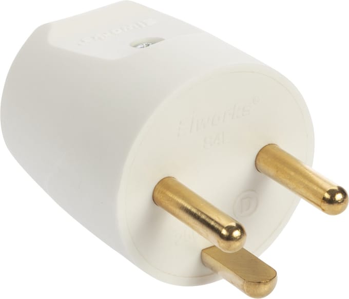 Nordic Quality Plug w/Earth Straight (D)
