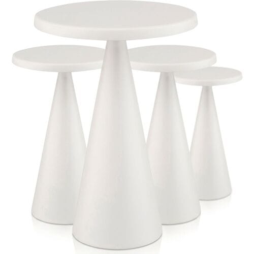 GGM Gastro (4 Stück) Tischleuchte - CONE - Ø 130mm - Whisper White