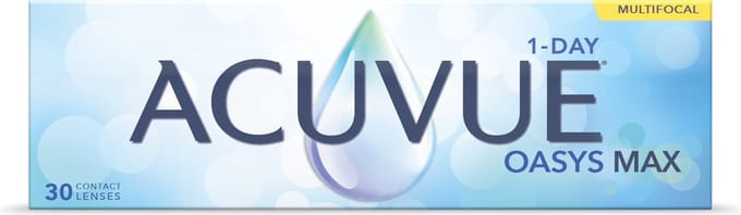 -0.75 - ACUVUE® OASYS MAX 1-Day MULTIFOCAL - Medium - 30 pack - Daglenzen - BC 8.40 - Multifocale contactlenzen