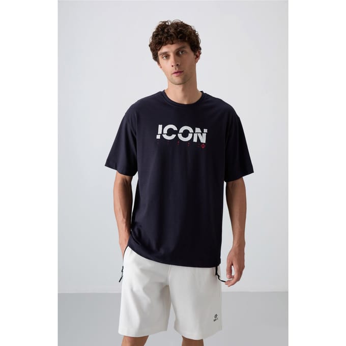 Overgrote Logo Print Crew Neck T-Shirt
