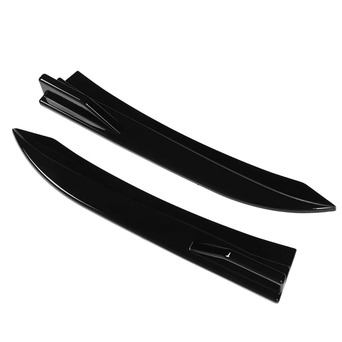 Auto Achterbumper Lip Diffuser Glanzend Zwart Staart Zijskirt Lip Splitter voor 3 Serie F30 M Tech 2013 2019 black