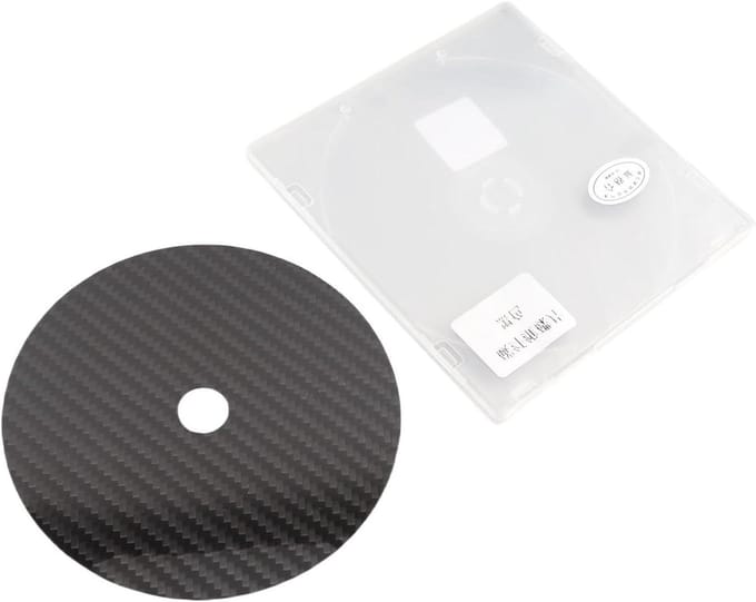 Schijfstabilisator - Tuningmat CD - Muziek Luisteren - Trillingen Absorberen - 02 Mm Dik - Zwart