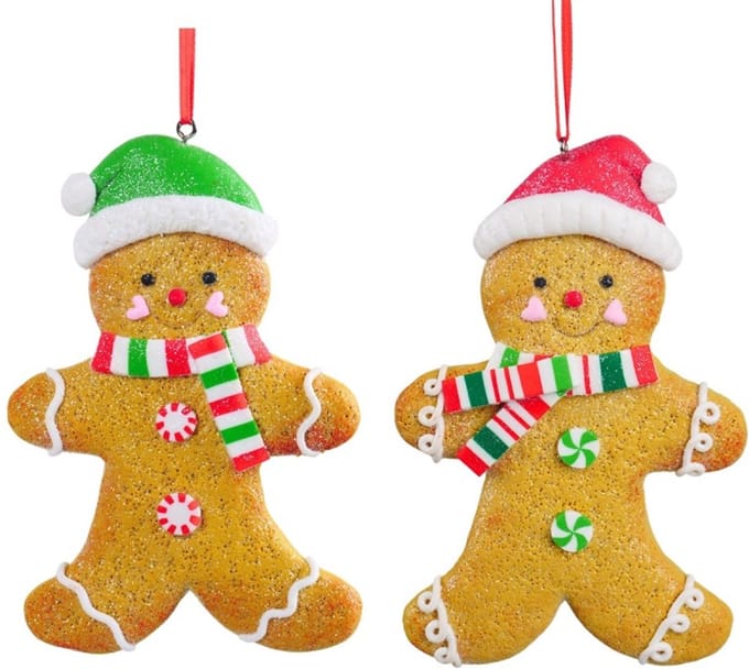Disney Claydough gingerbread ornament set 2 stuks