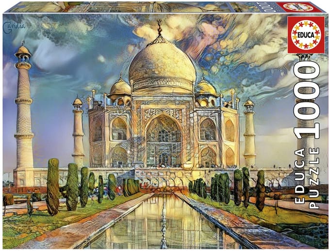 1000 stukjes puzzel taj mahal india Educa