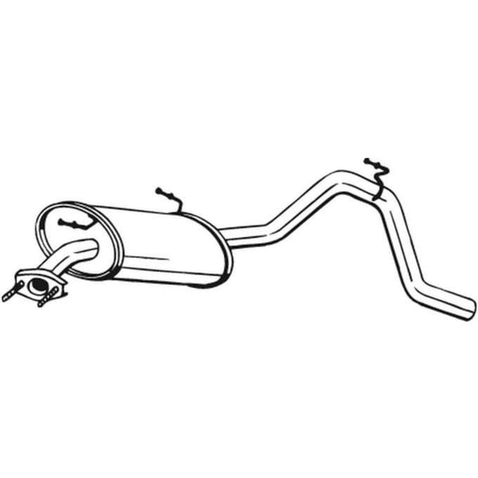 Geluiddemper achter BOSAL 281-169