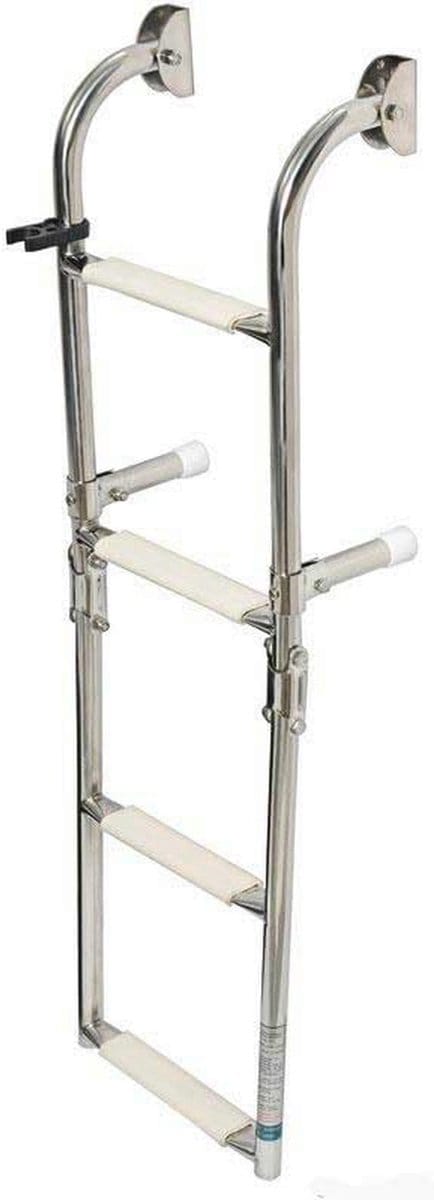 RVS Vouwladder met 3 Treden