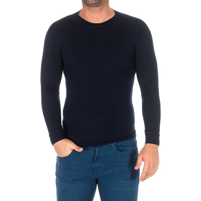 T-shirt met lange mouwen en halfhoge kraag 1625-H man
