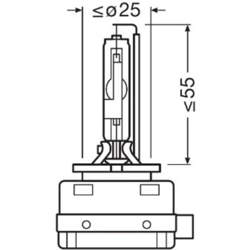 Gloeilamp, verstraler XENARC® NIGHT BREAKER® LASER ams-OSRAM 66340XNN