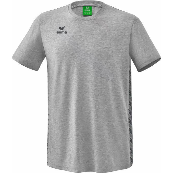 Erima Essential Team T-Shirt Kinderen - Slate Grey / Licht Grey Melange | Maat: 152