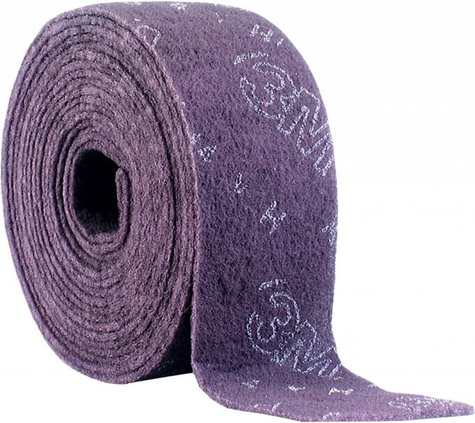 3M Scotch-Brite Schuurrol Donkergrijs (SVFN) - 100mm x 10 meter