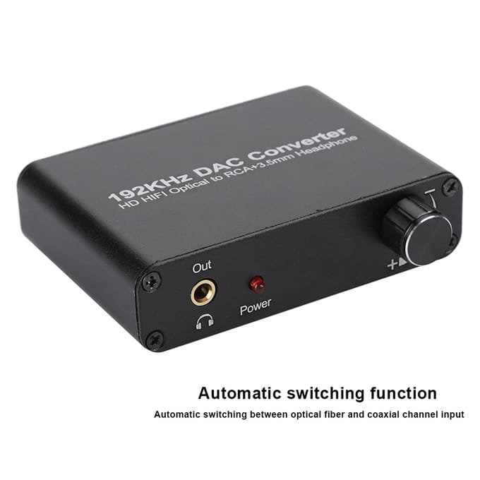 Convertisseur Numérique 5.1 HD Optique Coaxial Toslink Analogique Décodeur Numérique o