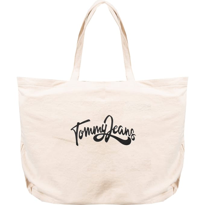 Boodschappentas Tommy Jeans TJW CANVAS TOTE NATURAL