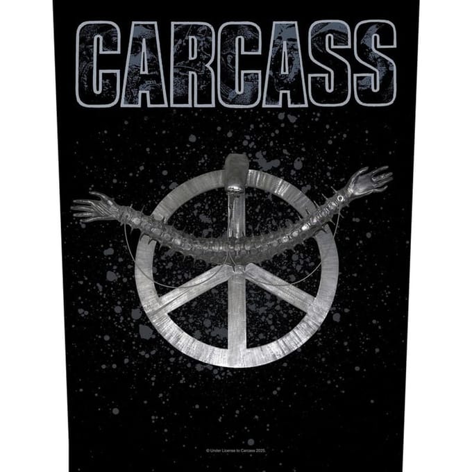 Carcass Heartwork Unisex Embleem - meerkleurig - Standard