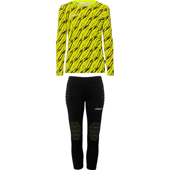 Uhlsport Progressive Goalkeeper Bundle Junior Fluo Yellow Black