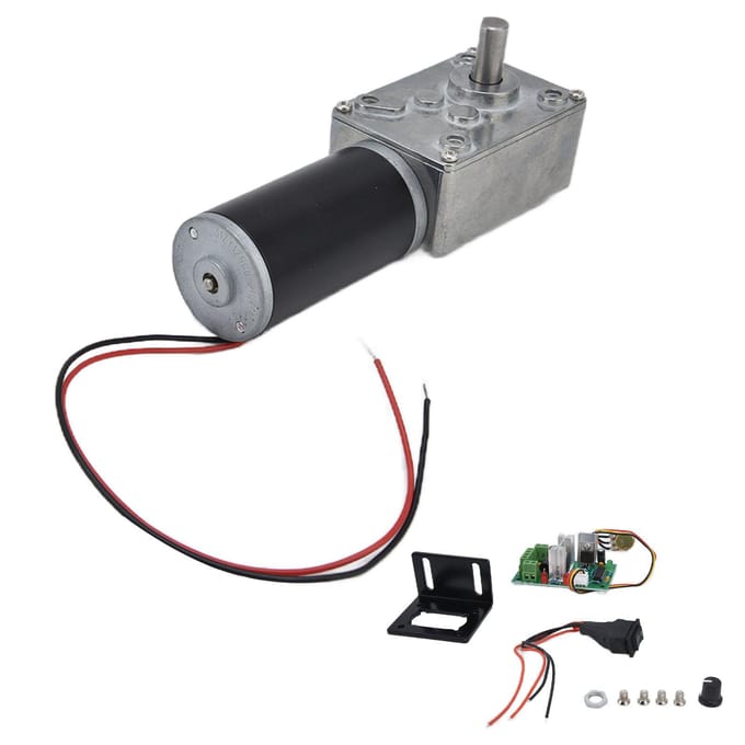 DC12V Motor met Vertanding Turbo Worm Snelheidsreductie Machineaccessoires met 8mm As
