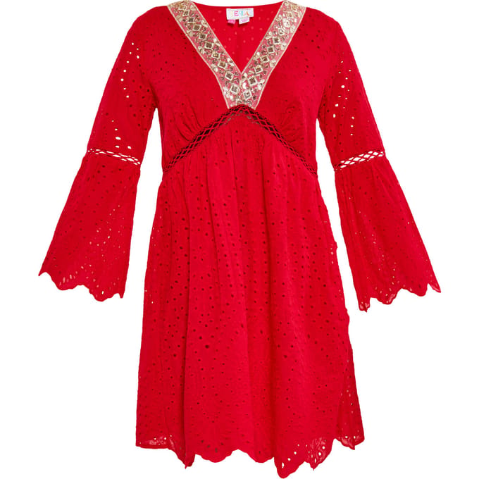 IZIA Jurk Dames rood