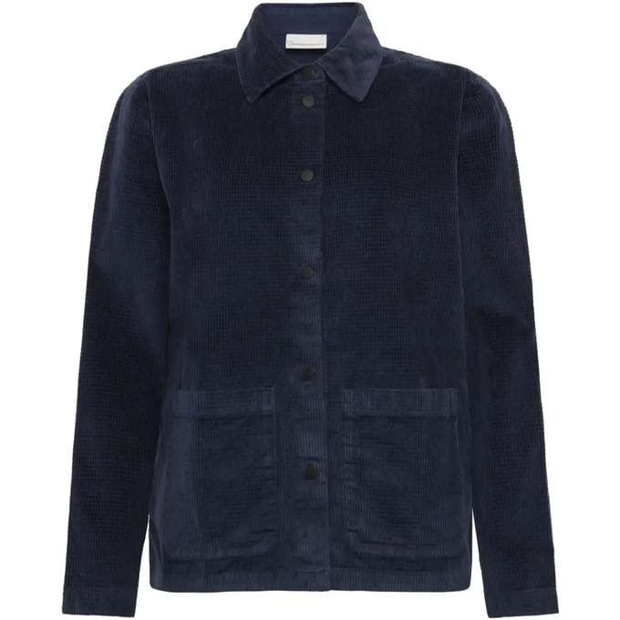 Damesoverhemd met lange mouwen KnowledgeCotton Apparel