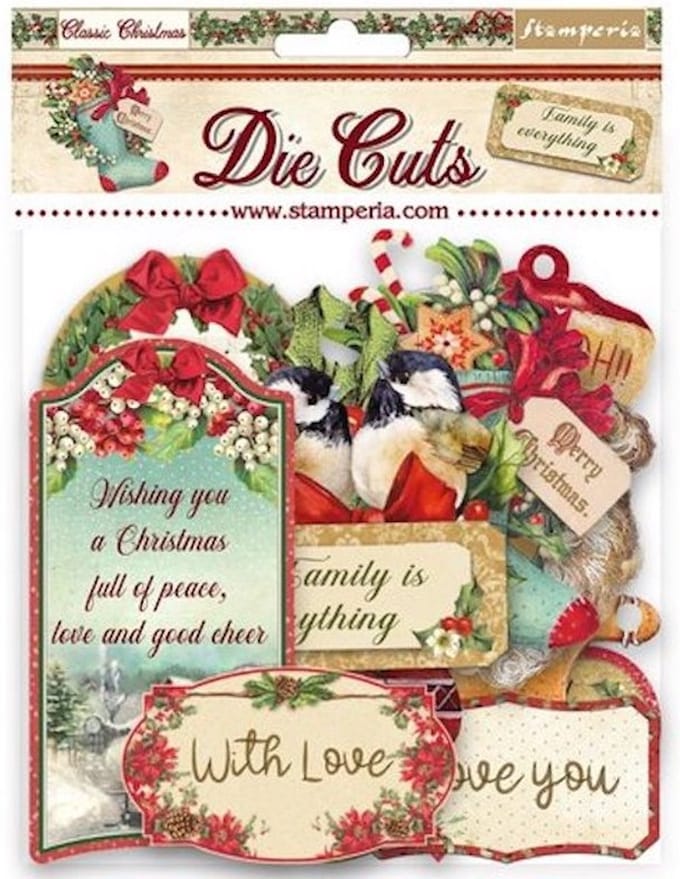 Stamperia - Classic Christmas Die Cuts (27pcs) (DFLDC69)