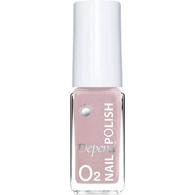 Depend Cosmetic | Nagellak | Nailpolish | O2 | lila/roze met glitter/shimmer | 832 | 5ML