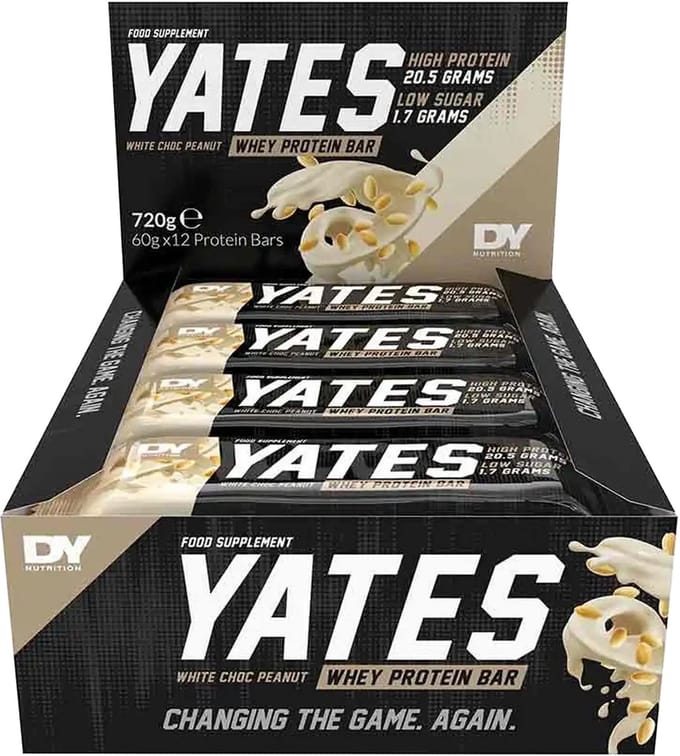Whey Protein Bar - 12x 60 g - White Choco & Peanut