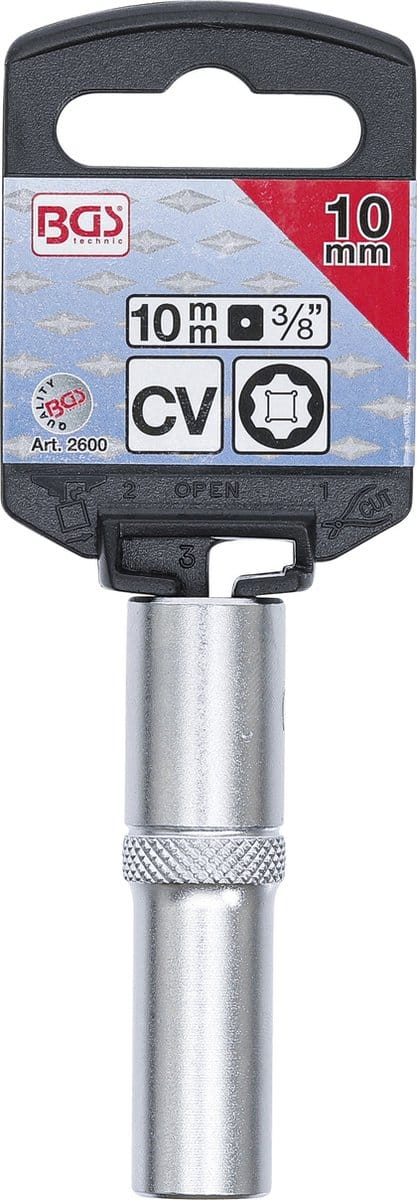 BGS Dopsleuteldop Super Lock - diep - 3/8 - 10 mm