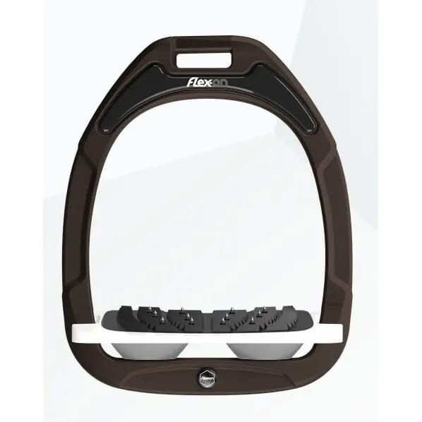 Ultra Grip Inclinatie Scheenbeschermers Bruin/Wit/Grijs Flex-On Green Composite