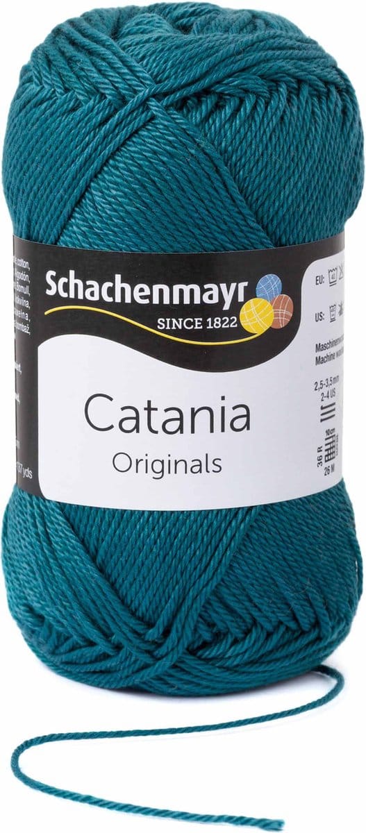 Schachenmayr Catania 50 Gram - 391 Blauw/Groen