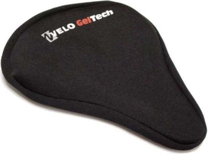 Velo zadel gel zadeldek - extra dik voor heren - nylon - zwart