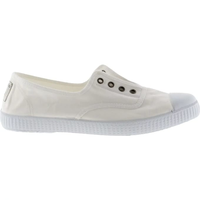 Damesschoenen met vetersluiting Victoria 1915 anglaise toile lavée