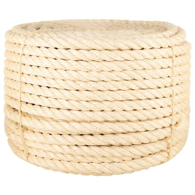 vidaXL - Touw - 20 - mm - 25 - m - 100% - sisal