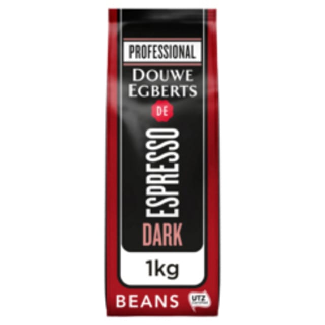 Koffie Douwe Egberts Espresso Bonen Dark Roast 1000gr