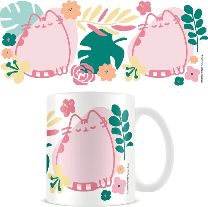 Pusheen Tropical 11oz/315ml White Mug
