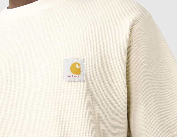 Carhartt S/s Nelson Waffle T-shirt Loose Beige
