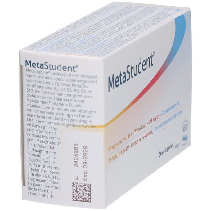 MetaStudent® 60 Gecomprimeerde tabletten