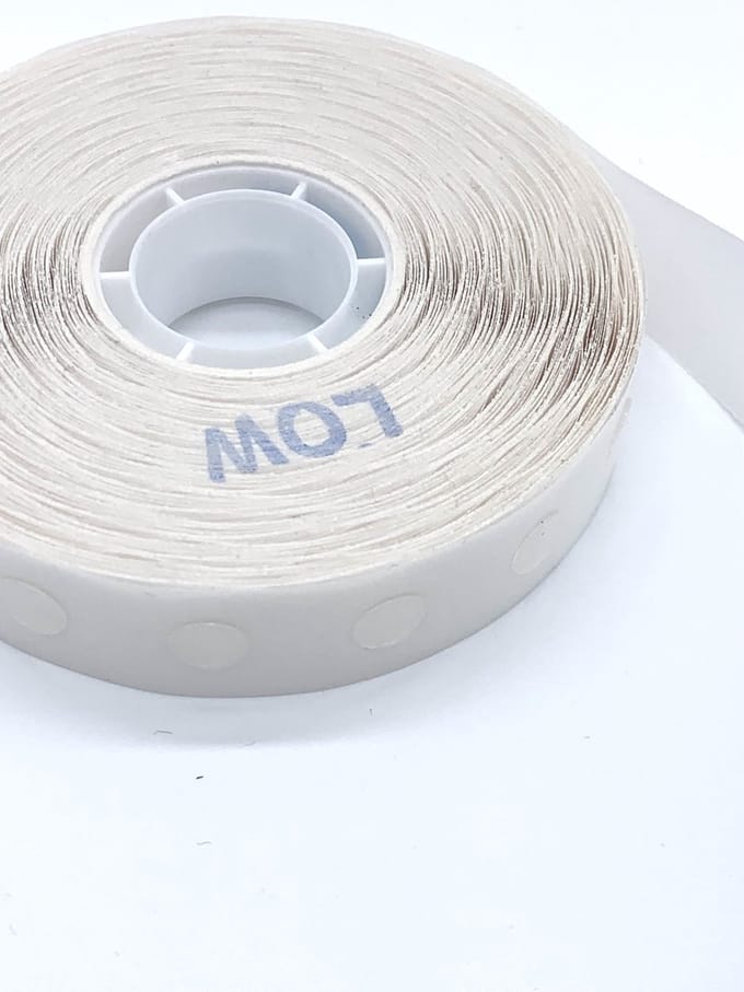 1500 lijmdots voor de ATG dispenser LOW ( verwijderbaar ) 10 mm
