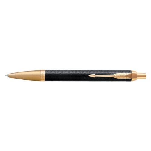 Parker IM Ballpoint Pen | Premium zwart | Gemiddeld Point Blauw Inkt | Gift Box