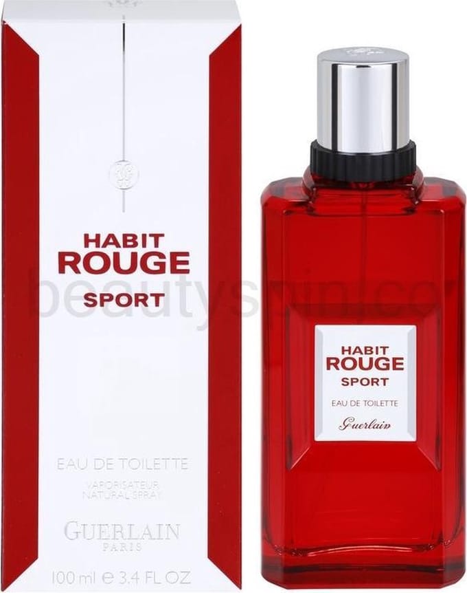 Guerlain Habit Rouge Sport - Eau de Toilette voor men - 100 ml