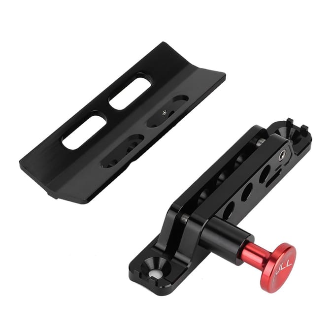 Support de montage réglable pour extincteur en alliage d'aluminium modifié pour voiture, adapté pour Wrangler black