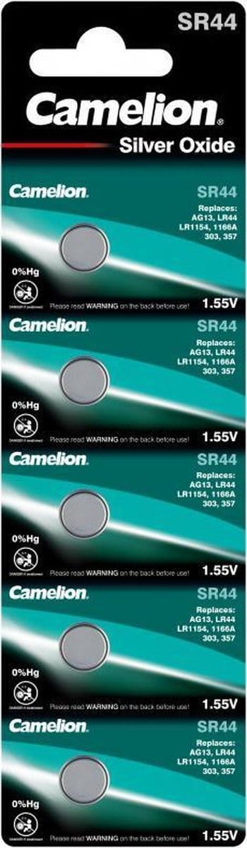 Camelion SR44-BP5 Zilver-oxide (S) knoopcel batterij