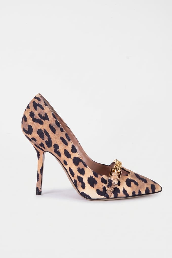 Moschino Goatskin Pump Brown Maat: 37 | Pumps Outlet | Dames | Zwart