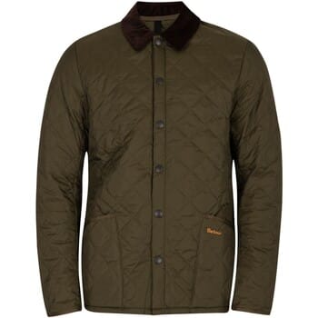 Barbour Heritage Liddesdale Quilted Jas Groen - Maat XXL - Heren - Tussenjas