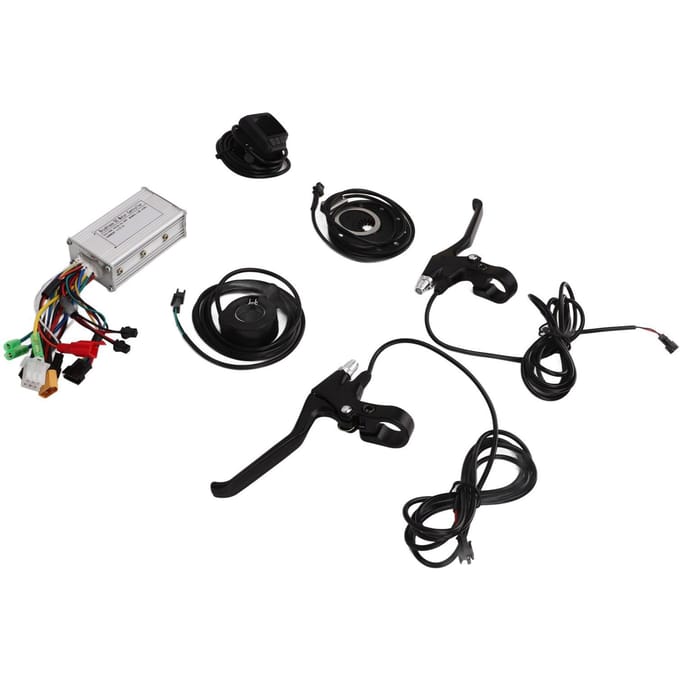 Elektrische Fiets Gemodificeerde Controller Set 17A 3 Mode Controller EN06 Paneel Duim Gashendel voor 350W black