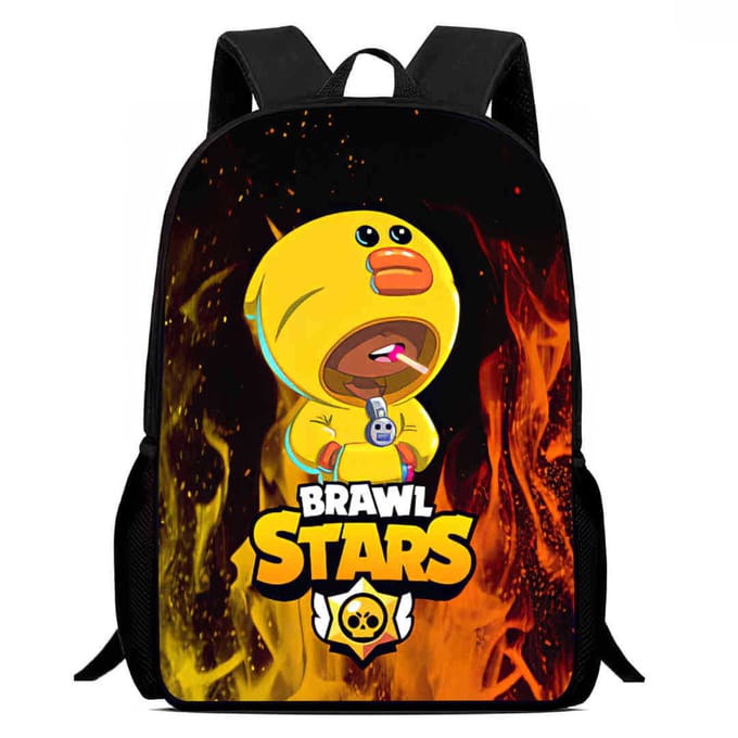 Brawl Stars Schooltas Hoge Definitie Print Multi-Functioneel Lichtgewicht Rugzak