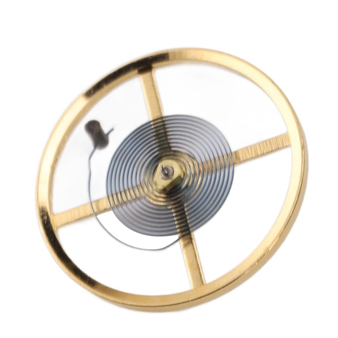 Horloge Balanswiel met Spiraalveer Vervanging 3135 Horloge Balanswiel Reparatieonderdeel beige