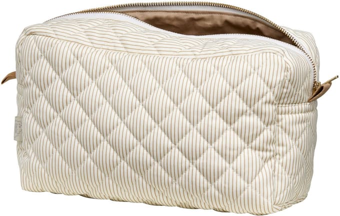 Cam Cam Copenhagen Classic Stripes Toilettas - Groot - Camel