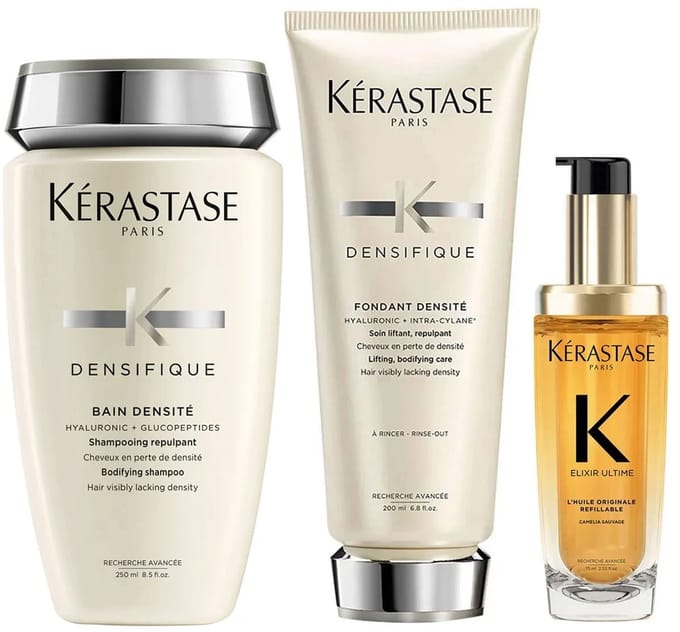 Kérastase - Densifique Shampoo + Conditioner + Elixir Ultime L'Huile Originale Hairoil - Set