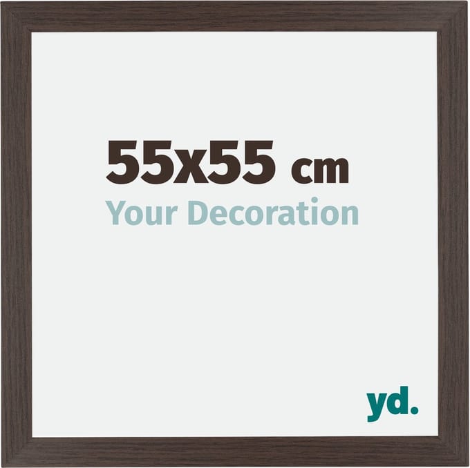 Your Decoration - Fotolijst 55x55 cm - MDF - Eiken Donker - Mura